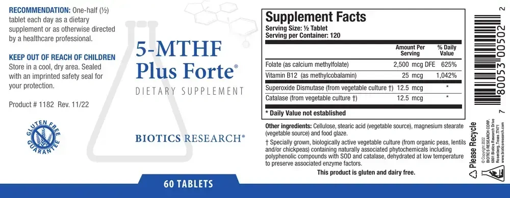 Product image for 5-MTHF Plus Forte®.
