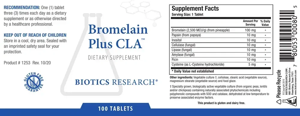 Product image for Bromelain Plus CLA™.