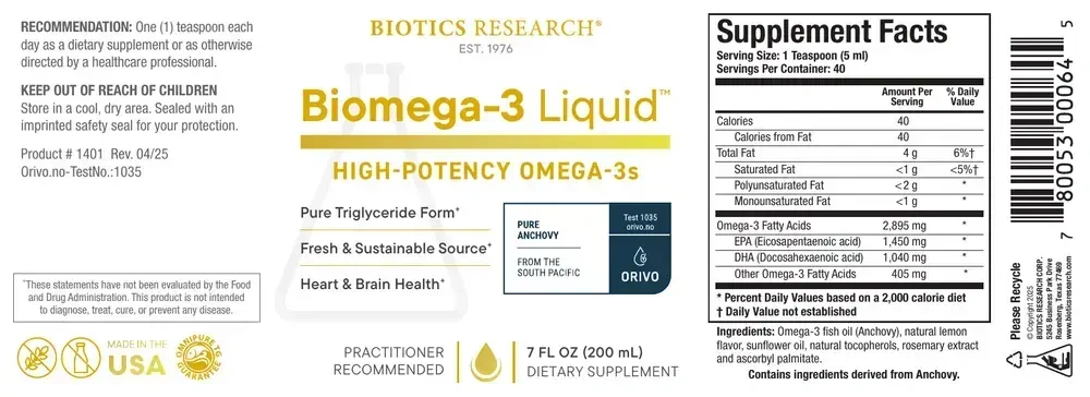 Product image for Biomega-3 Liquid™.