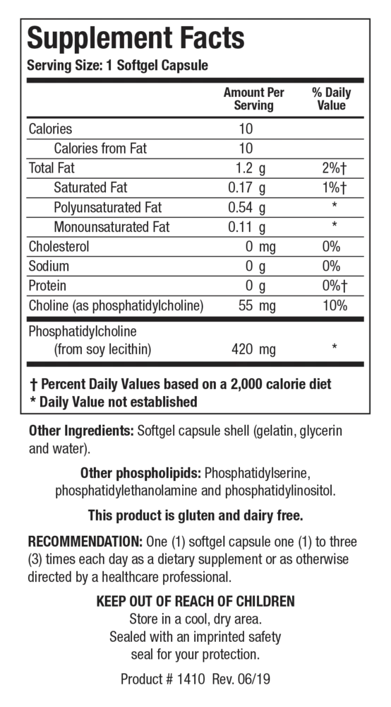 Product image for Phosphatidylcholine.