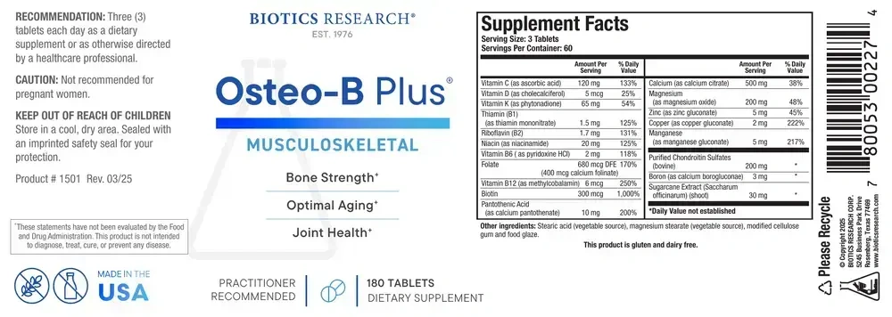 Product image for Osteo-B Plus®.