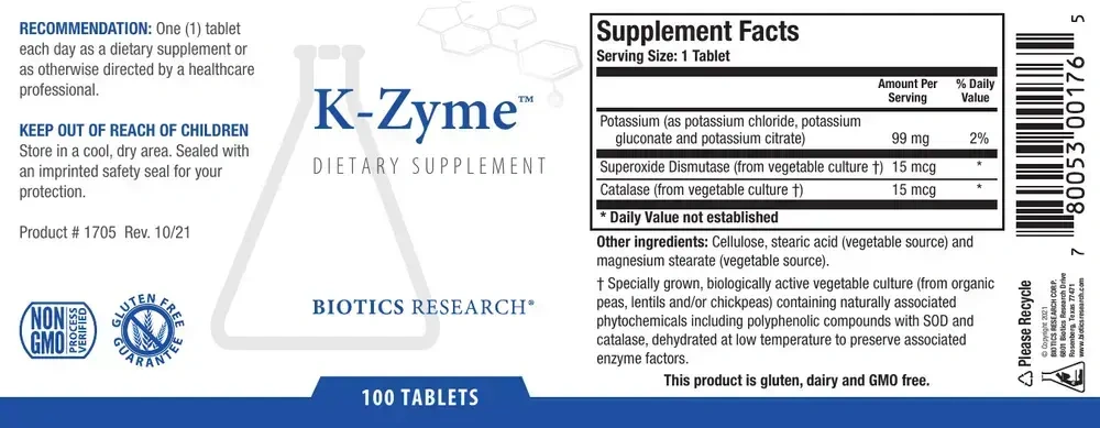 Product image for K-Zyme™ (Potassium).