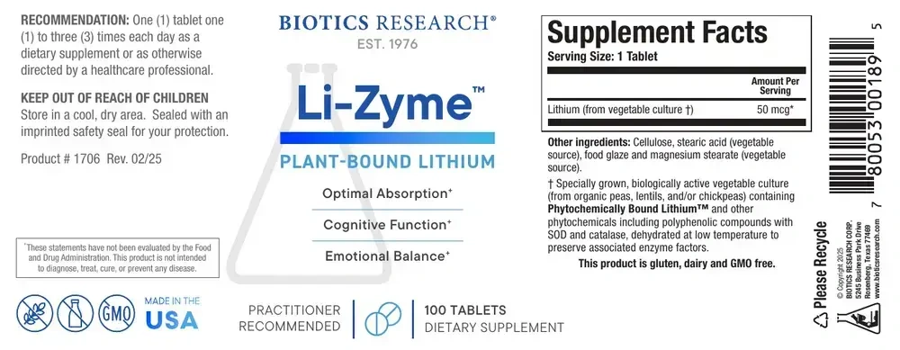 Product image for Li-Zyme™ (Lithium).