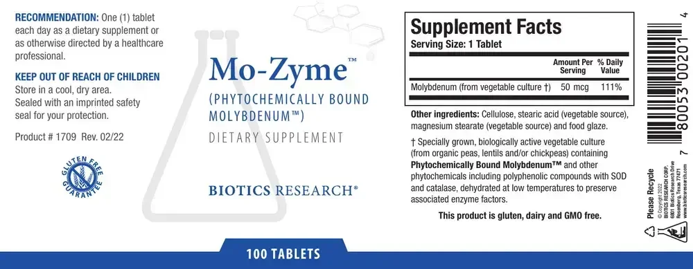 Product image for Mo-Zyme™ (Molybdenum).