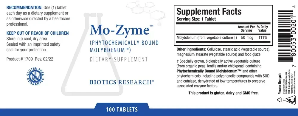 Product image for Mo-Zyme™ (Molybdenum).