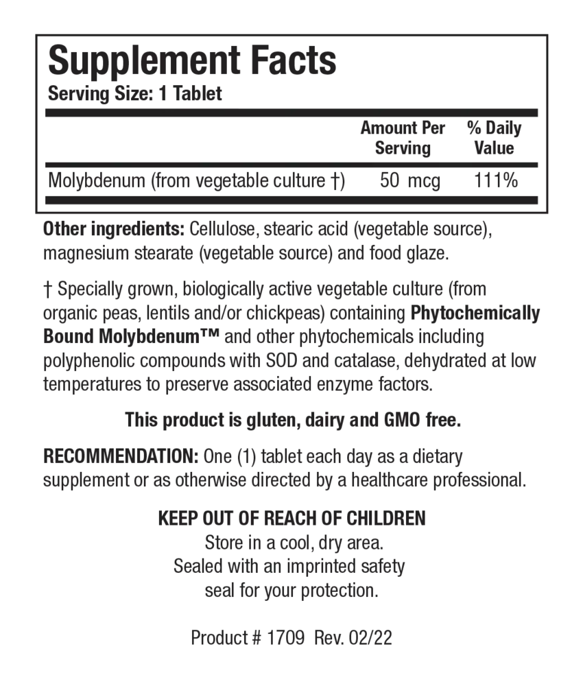 Product image for Mo-Zyme™ (Molybdenum).