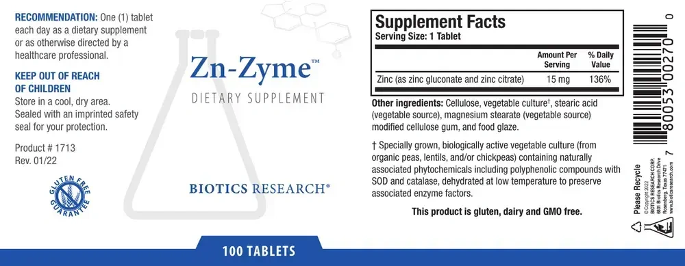 Product image for Zn-Zyme™ (Zinc).