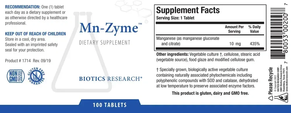 Product image for Mn-Zyme™ 10mg.