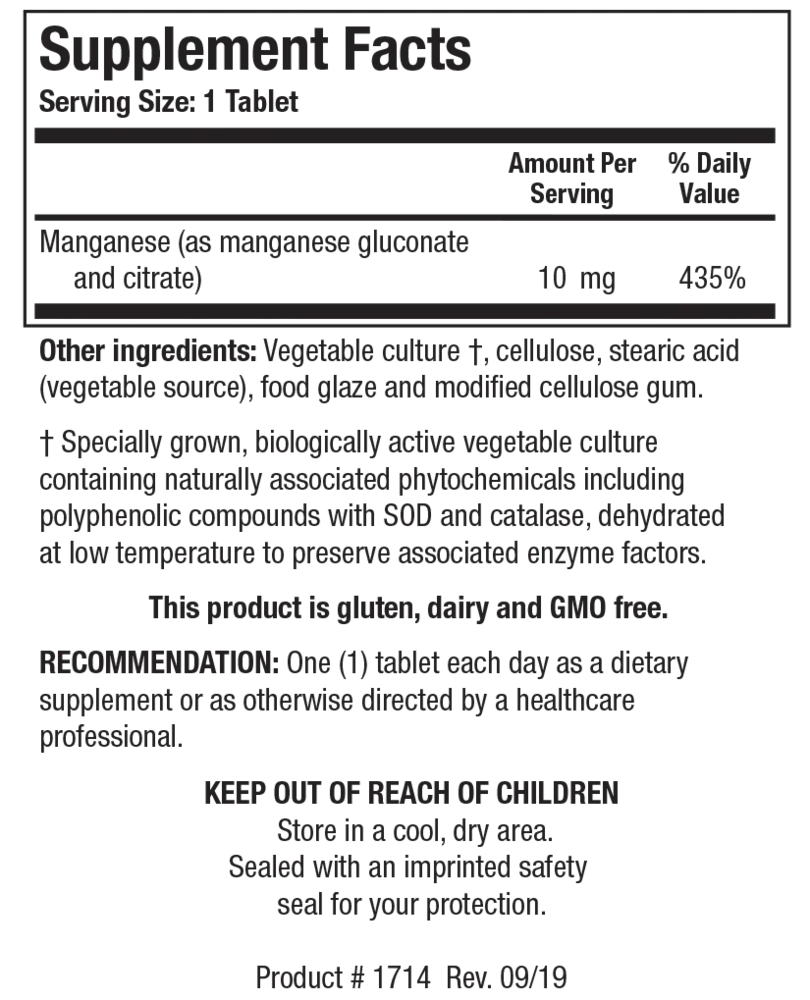 Product image for Mn-Zyme™ 10mg.