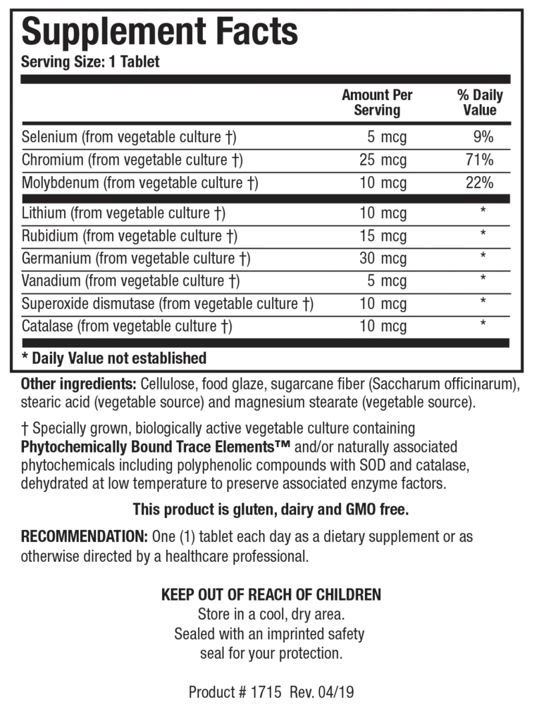 Product image for Basic Nine™ (Rare Trace Elements).