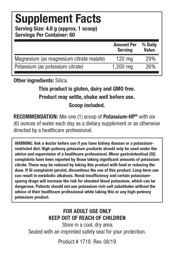 Product image for Potassium-HP® (with Magnesium).