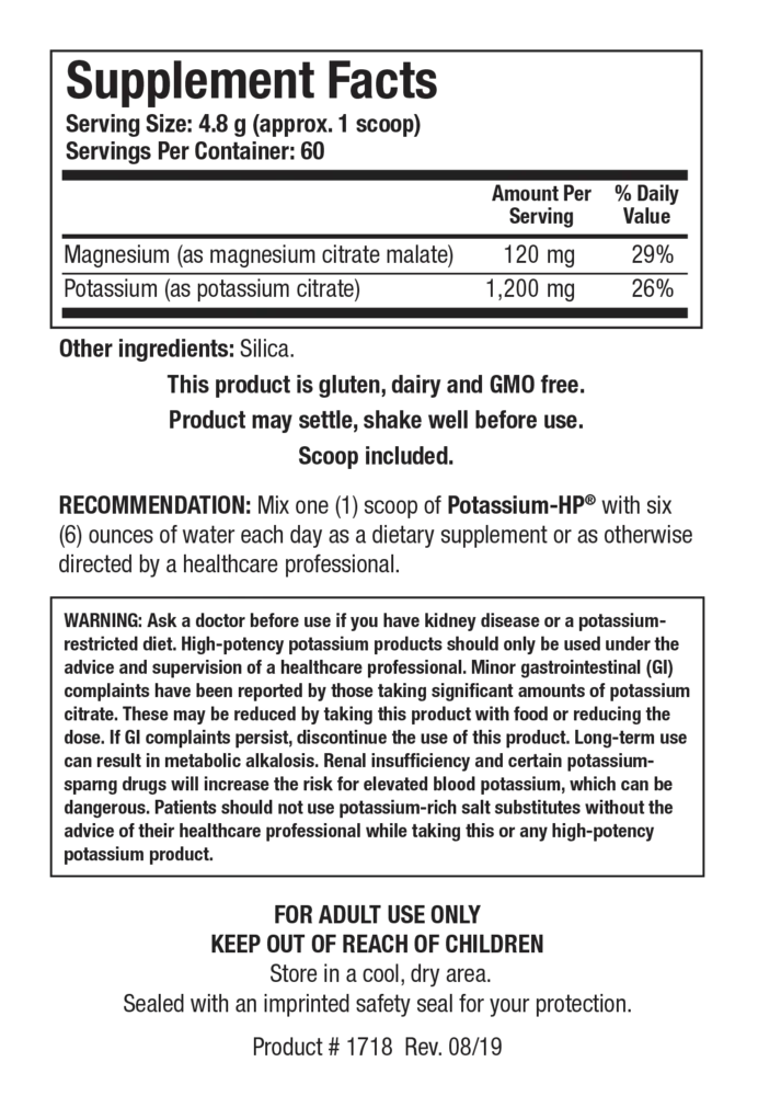 Product image for Potassium-HP® (with Magnesium).