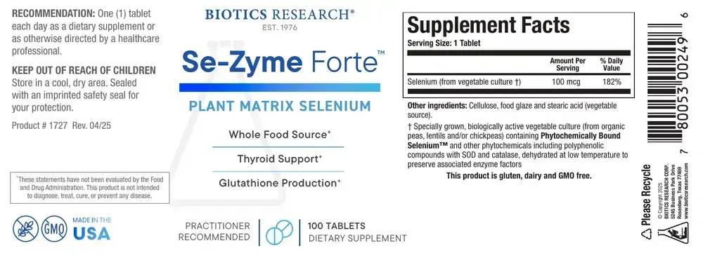 Product image for Se-Zyme Forte™.
