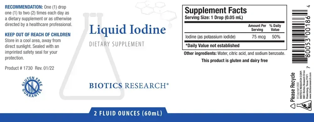Product image for Liquid Iodine.