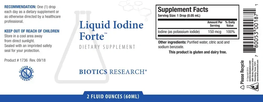 Product image for Liquid Iodine Forte™.