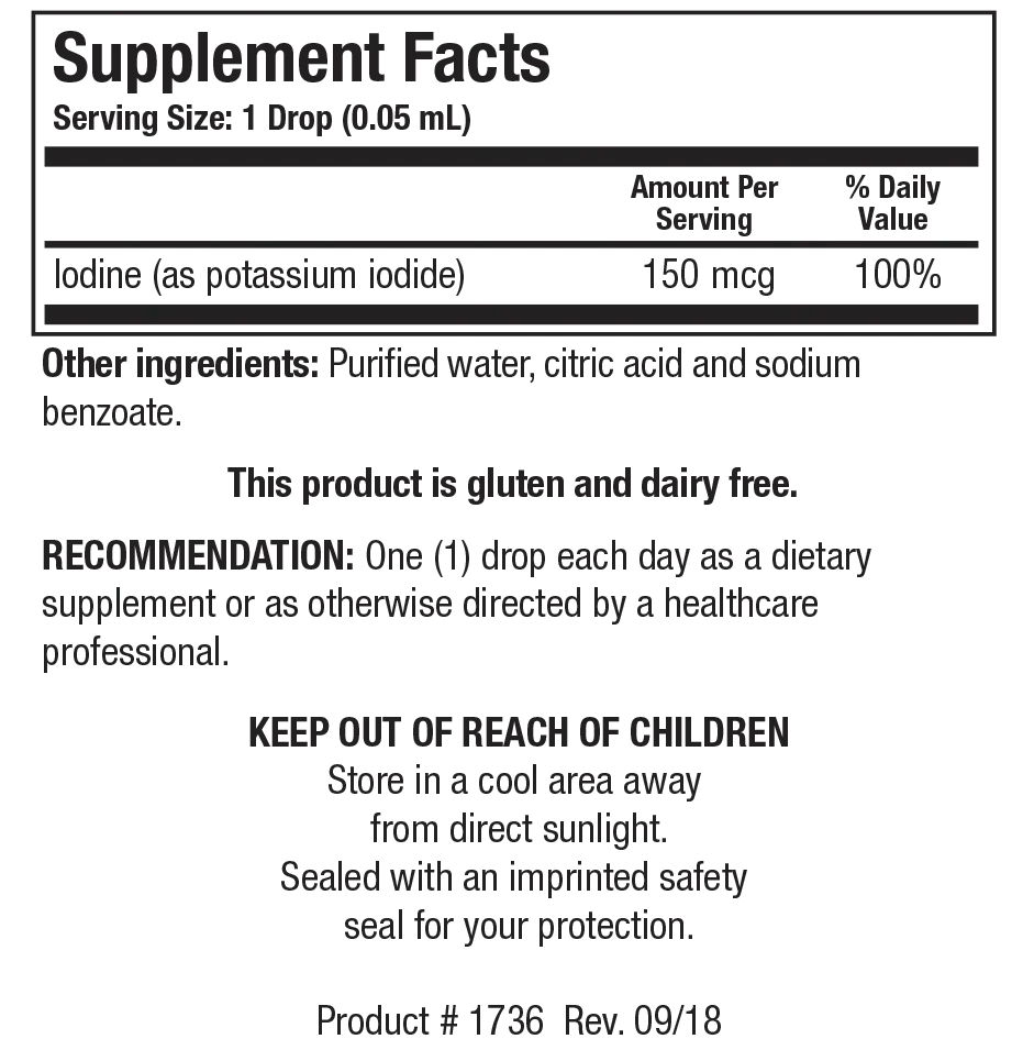 Product image for Liquid Iodine Forte™.