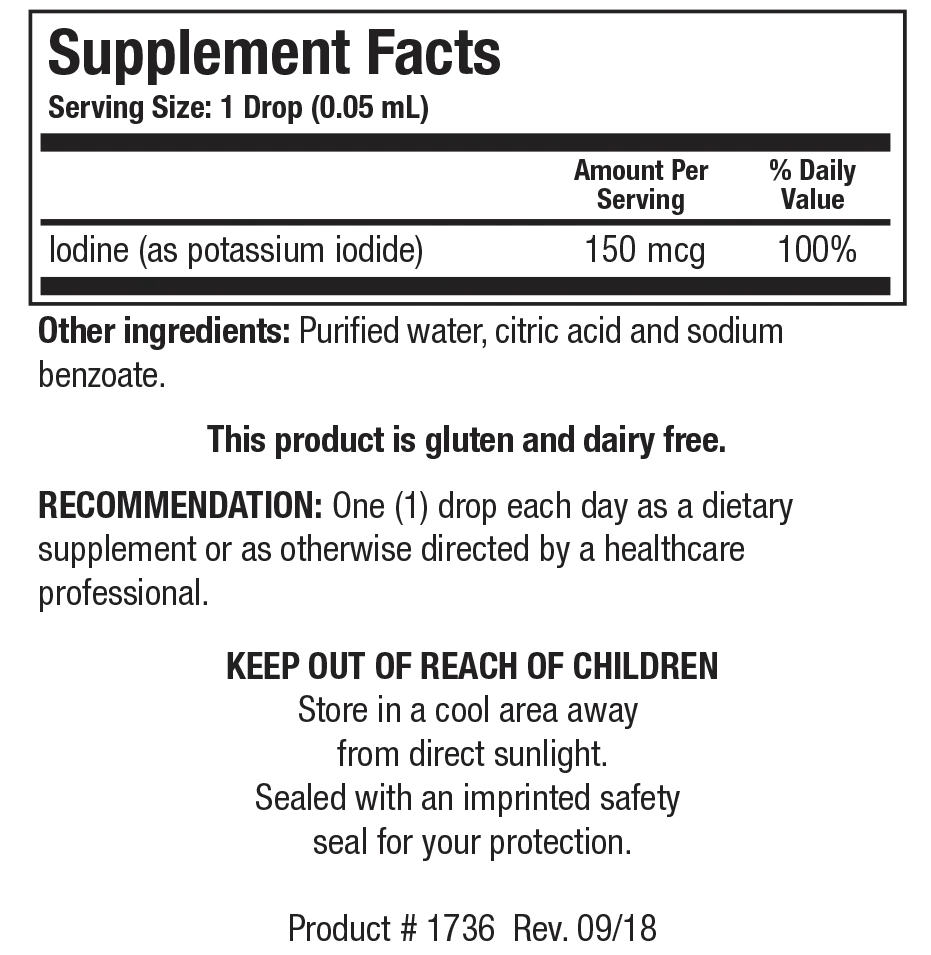 Product image for Liquid Iodine Forte™.