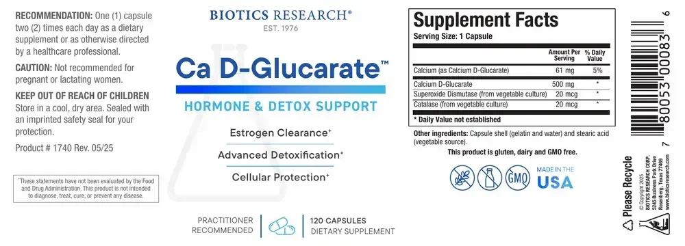 Product image for Ca D-Glucarate.