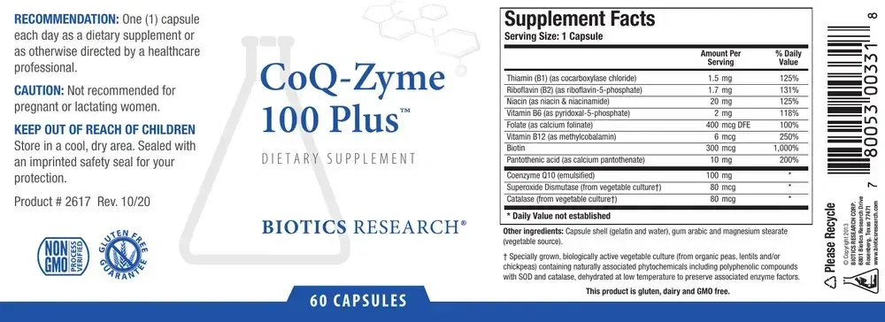 Product image for CoQ-Zyme 100 Plus™.
