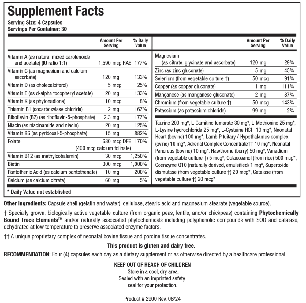 Product image for Bio-Cardiozyme Forte®.