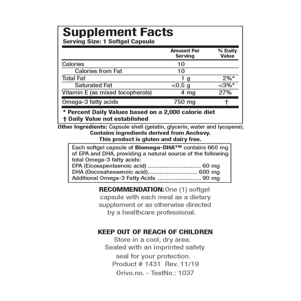 Product image for Biomega-DHA™.