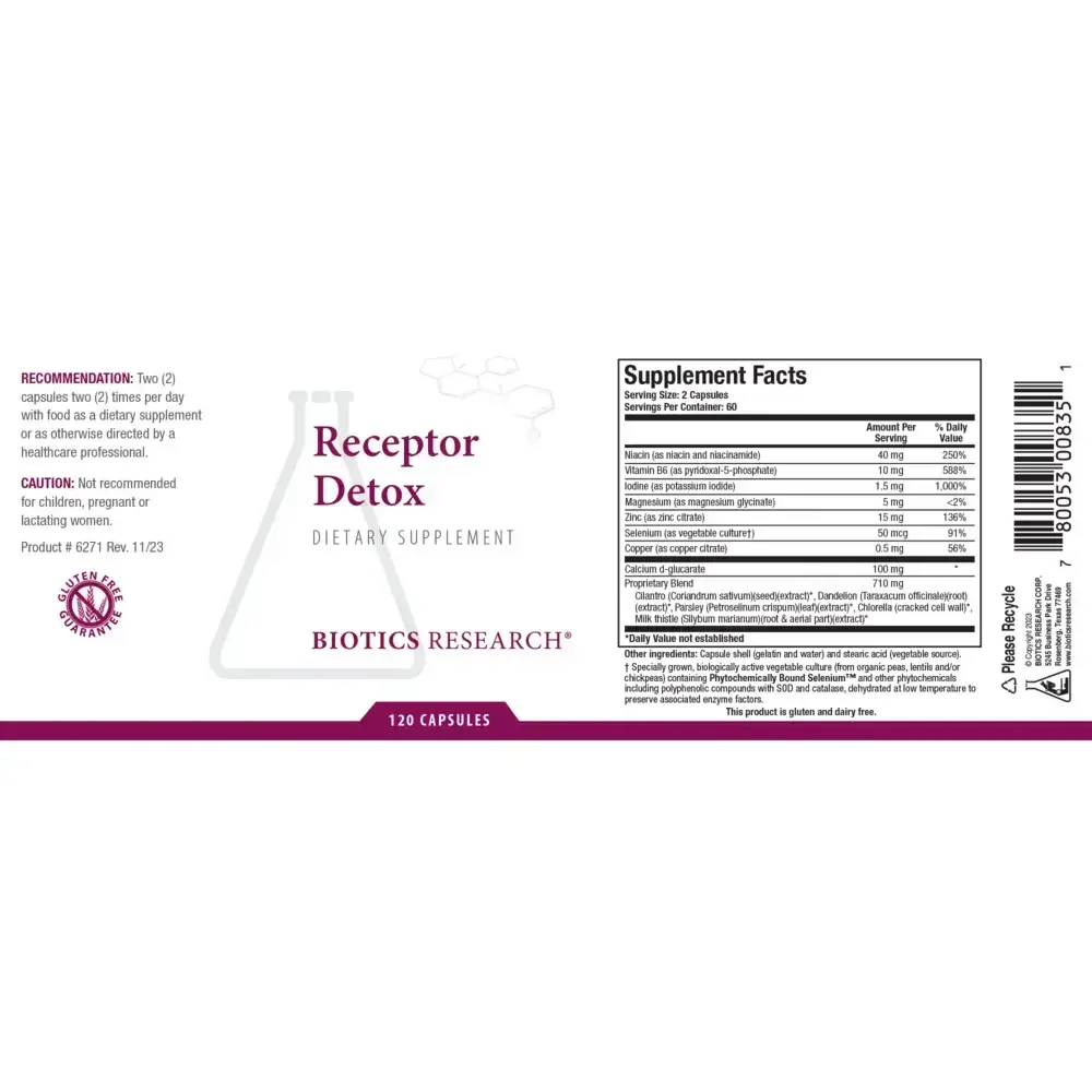 Product image for Receptor Detox.