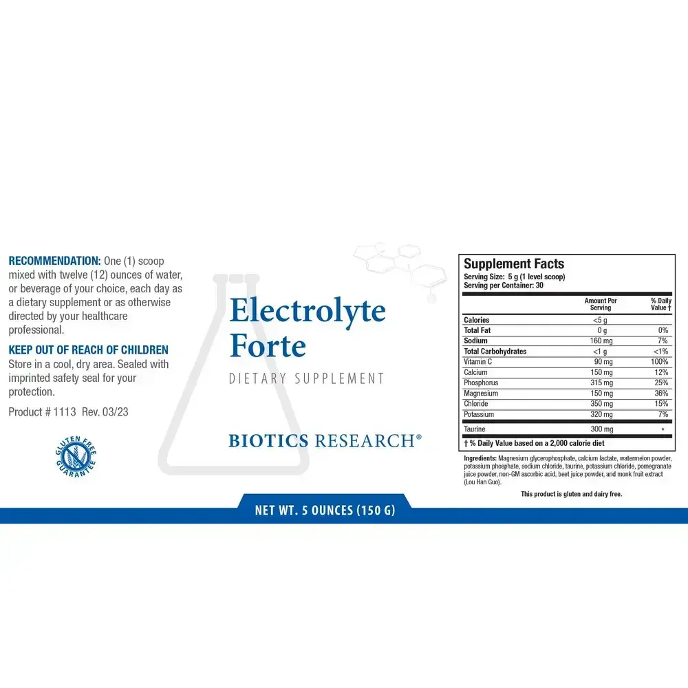 Product image for Electrolyte Forte.