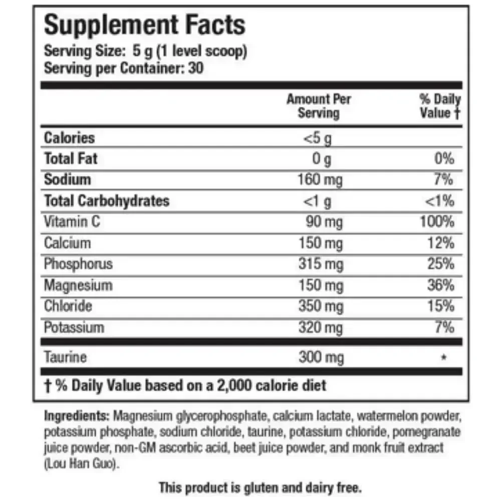 Product image for Electrolyte Forte.