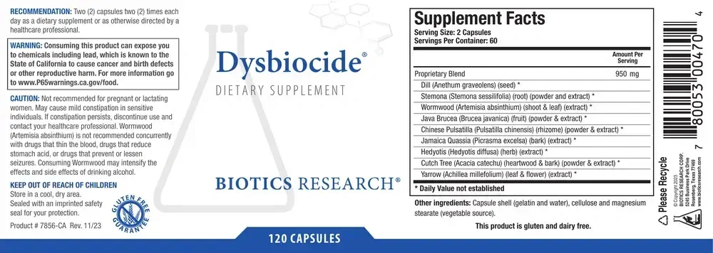 Product image for Dysbiocide (California Only).