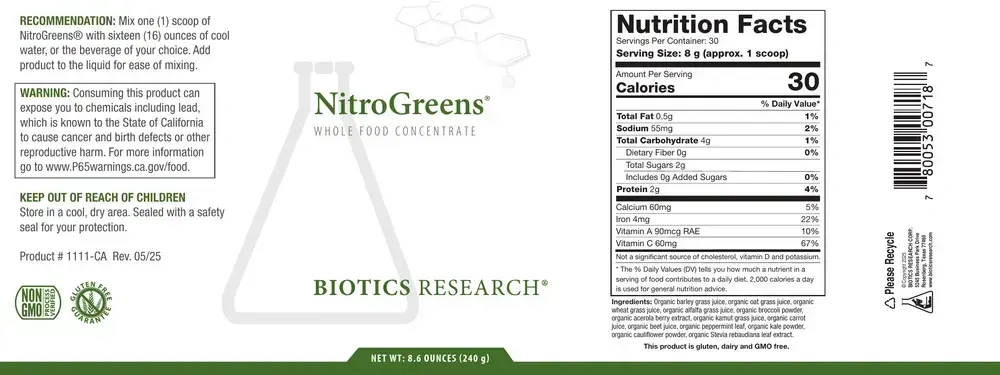 Product image for NitroGreens® (California Only).