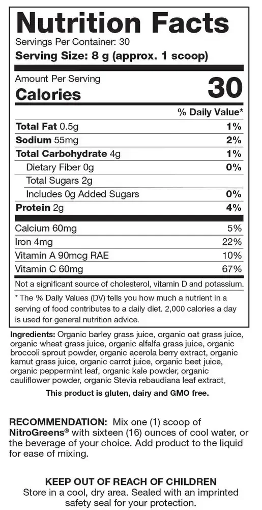 Product image for NitroGreens® (California Only).