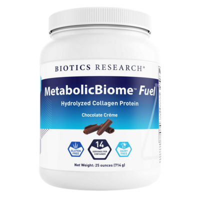 MetabolicBiome Fuel Hydrolyzed Collagen Protein, Chocolate