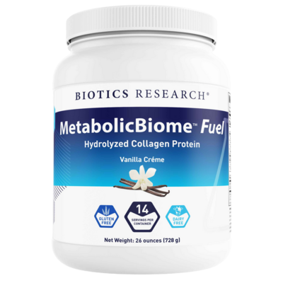 MetabolicBiome Fuel Hydrolyzed Collagen Protein, Vanilla