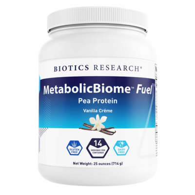 MetabolicBiome Fuel Pea Protein, Vanilla 714 Grams
