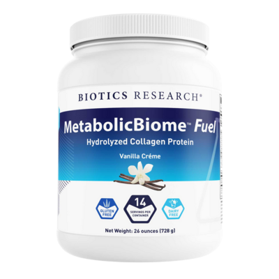 MetabolicBiome Fuel Hydrolyzed Collagen Protein, Vanilla (California Only) 728 Grams
