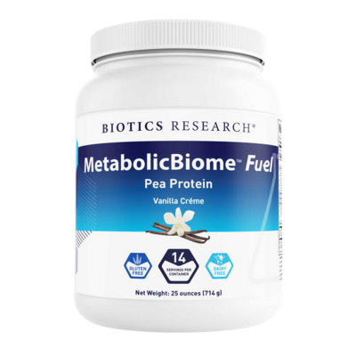 Product image for MetabolicBiome Fuel Pea Protein, Vanilla (California Only) (714 Grams).