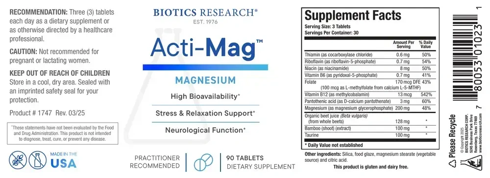 Product image for Acti-Mag.