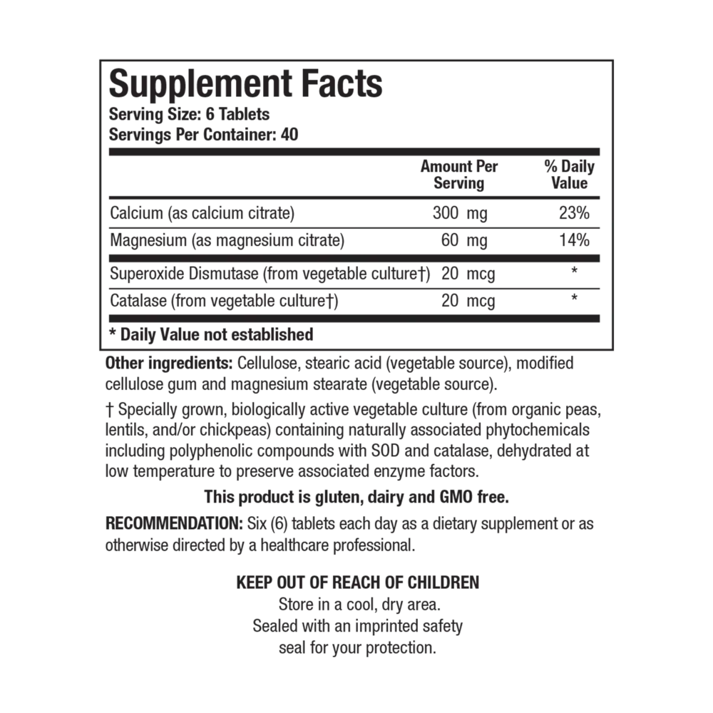 Product image for Ca/Mg-Zyme™ (Ca &amp; Mg).