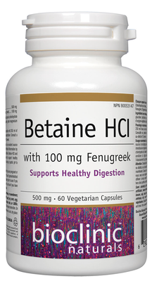Betaine HCI with 100 mg Fenugreek product image