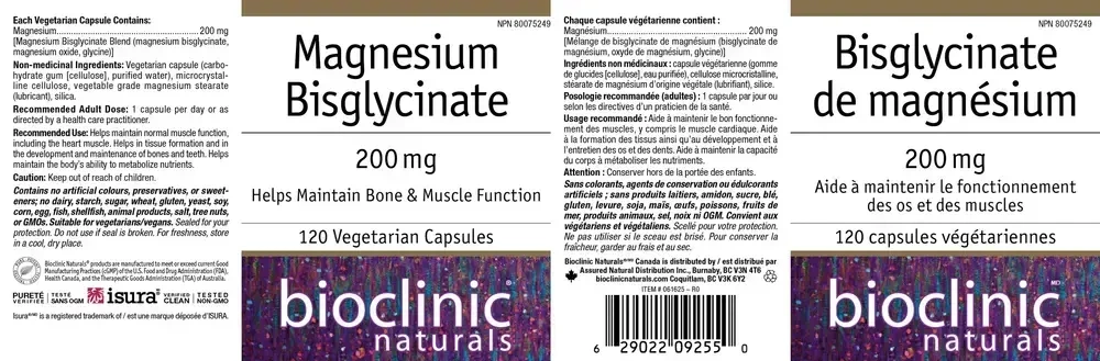 Product image for Magnesium Bisglycinate.