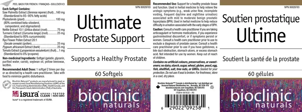 Product image for Ultimate Prostate Support.