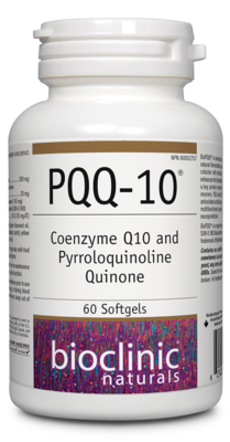 PQQ-10 Coenzyme Q10 and Pyrroloquinoline Quinone 60 Softgels