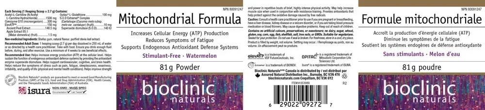 Product image for Mitochondrial Formula.