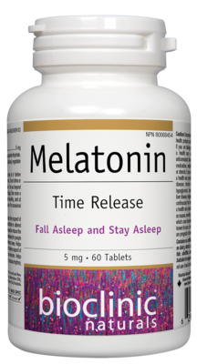 Product image for Melatonin - Time Release (60 tablets).