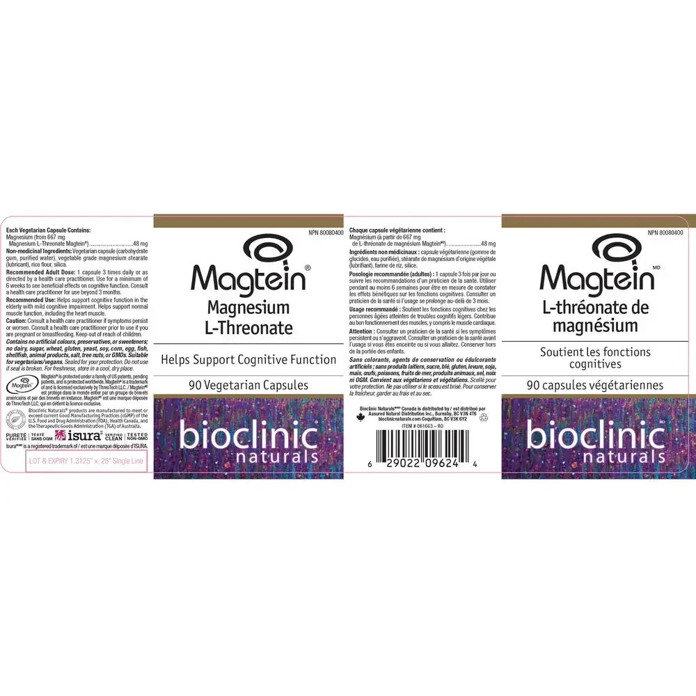 Product image for Magtein Magnesium L-Threonate.