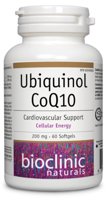 Ubiquinol CoQ10 200 mg 60 Softgels