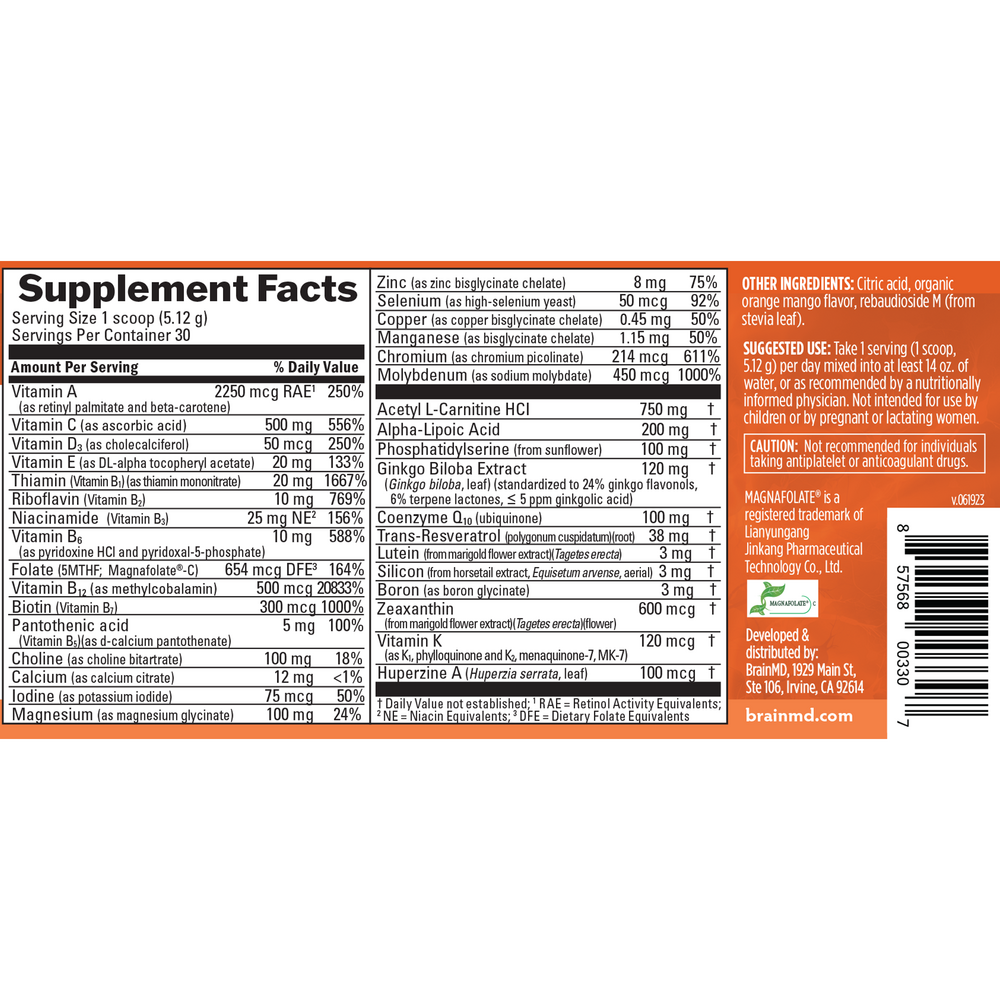 Product image for Bright Minds Memory Multi Orange Mango.