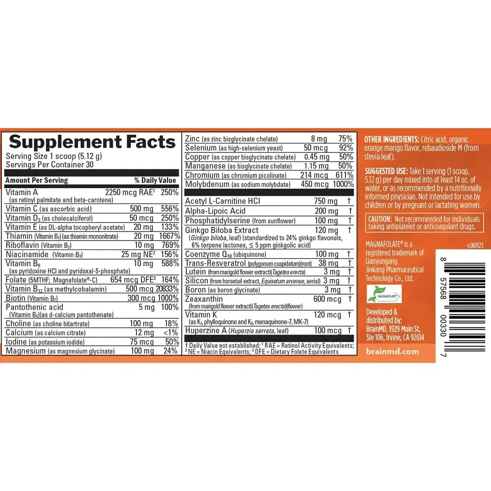 Product image for Bright Minds Memory Multi Orange Mango.