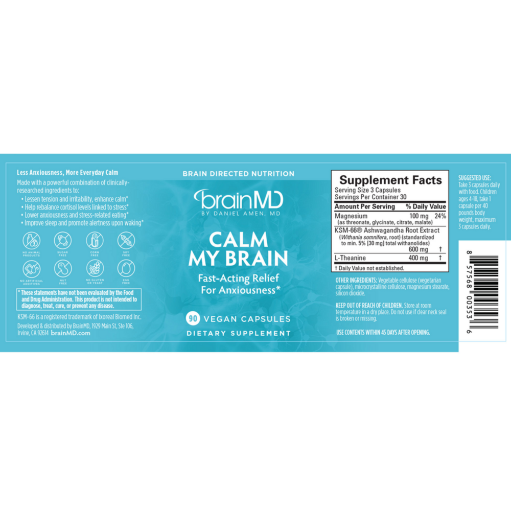 Product image for Calm My Brain.