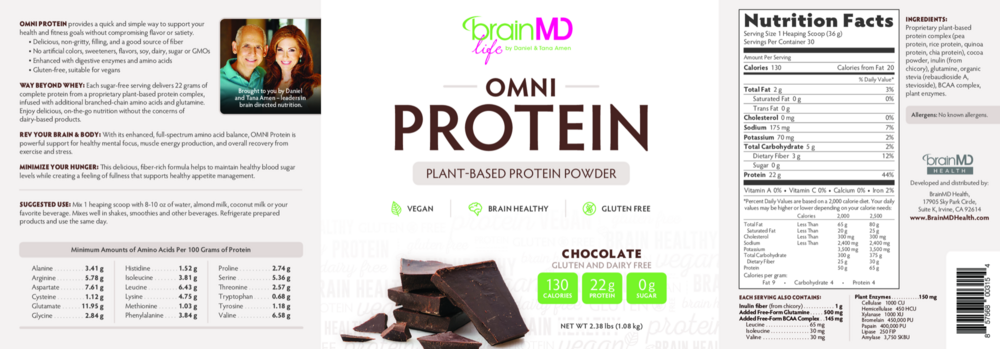Product image for Omni Protein - Chocolate.